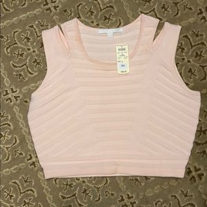 Berg died Nude Crop Top